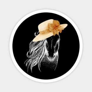 Derby day 2024 Funny Vintage Racing Horse lover Derby Hat Magnet